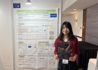 佐藤人巴（M1）が、AI4X – Accelerate Conference 2026のポスター発表コンペティションで3rd Prizeを受賞しました。